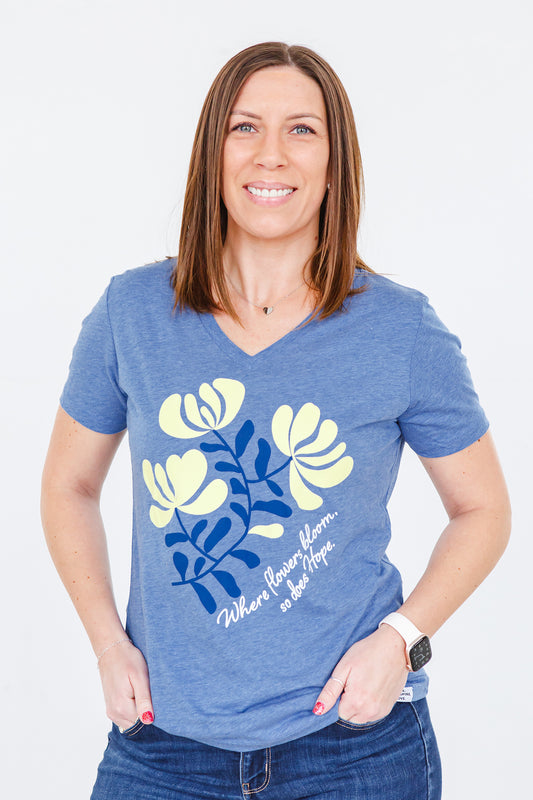 Where Flowers Bloom...Tee