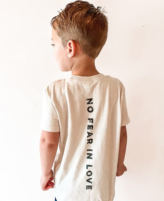 No Fear In Love - Heather Dust Kids T-Shirt
