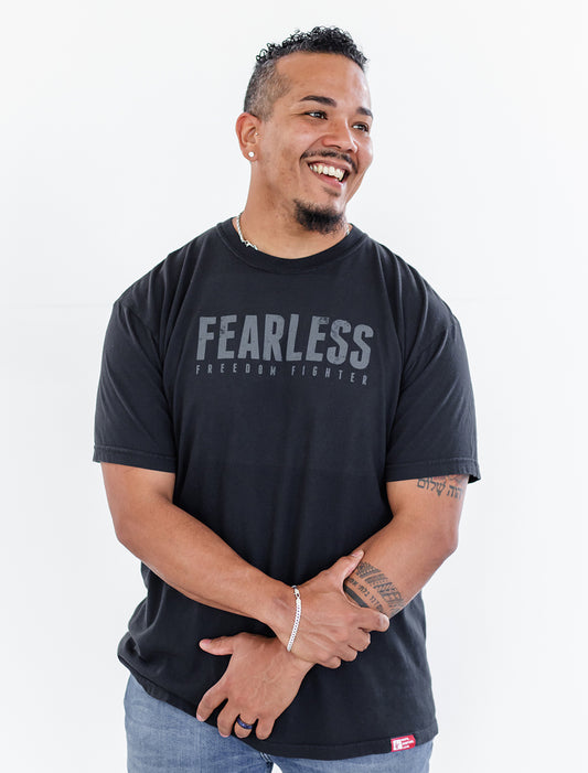 FEARLESS Men's Freedom Fighter Tee - Black