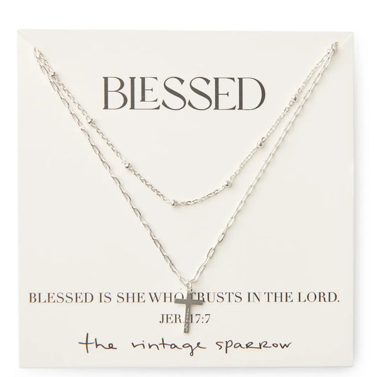 Silver Cross Necklace