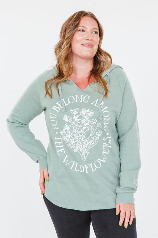 WILDFLOWER Hoodie - Sage