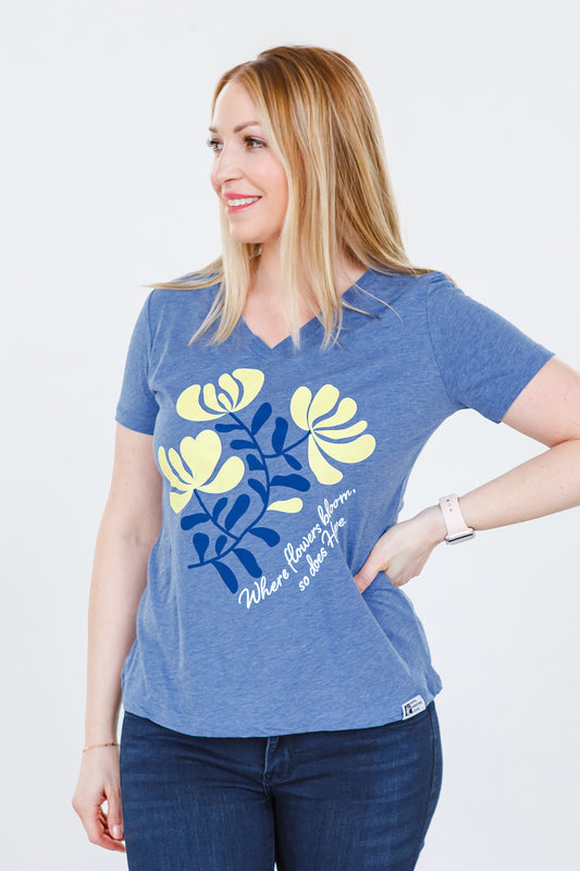 Where Flowers Bloom...Tee