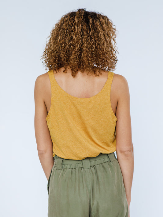 Flourish Tank - Mustard