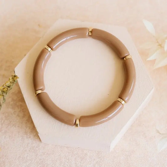 Skinny Acrylic Bamboo Bracelet