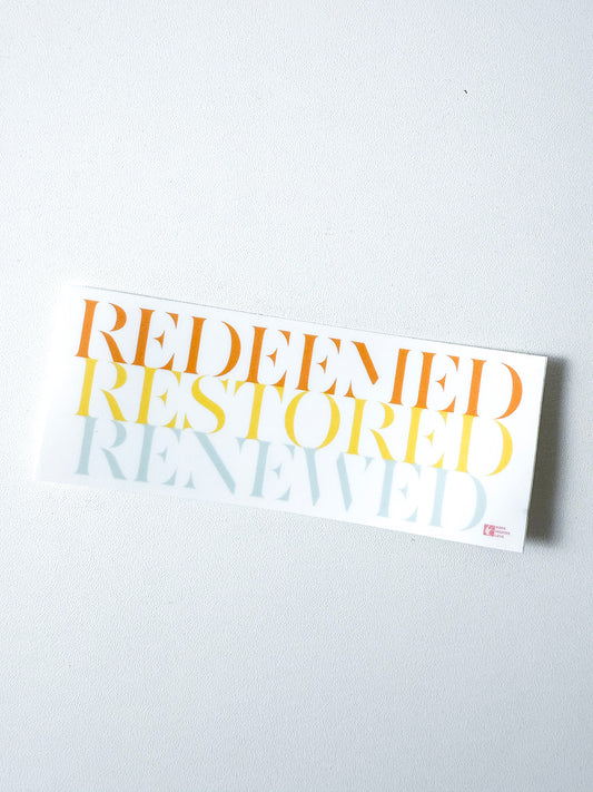 Redeemed Sticker