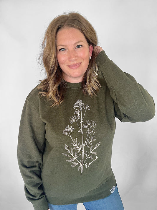 Flourish Crew Neck Sweatshirt