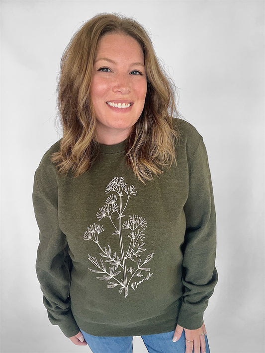 Flourish Crew Neck Sweatshirt