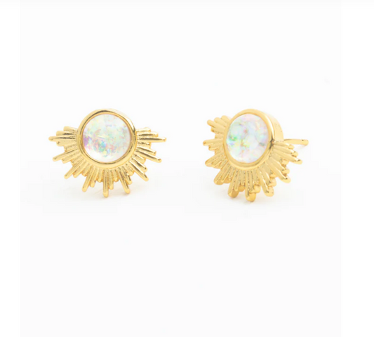 Sunbeam Opal Studs