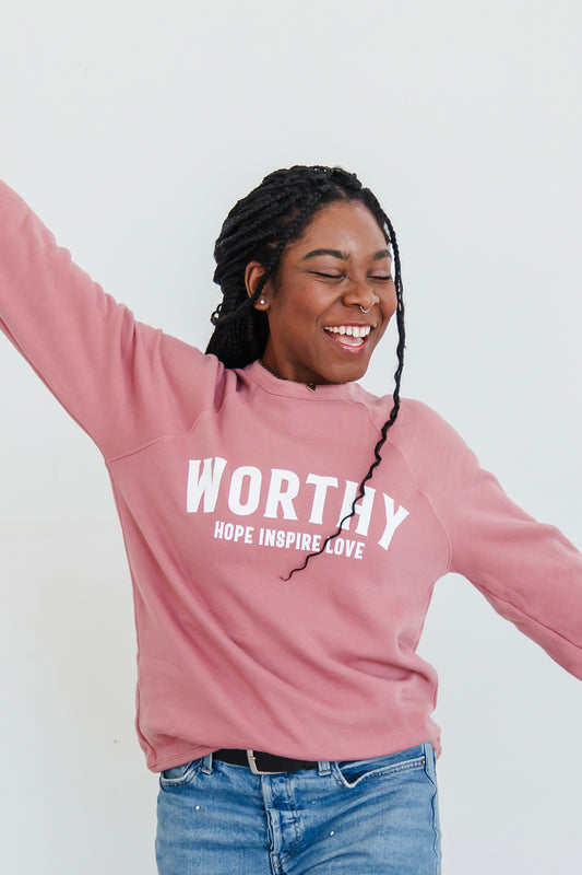 Worthy Mauve Sweatshirt