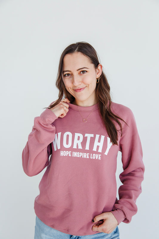 Worthy Mauve Sweatshirt