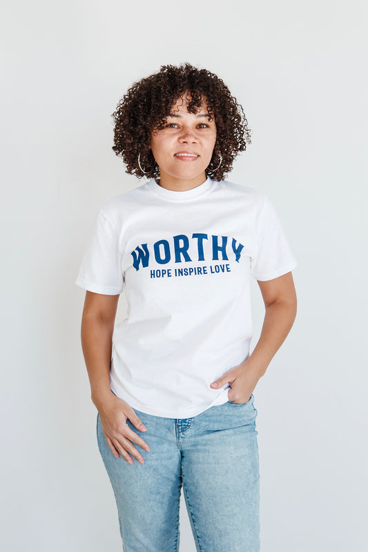 Worthy White Tee
