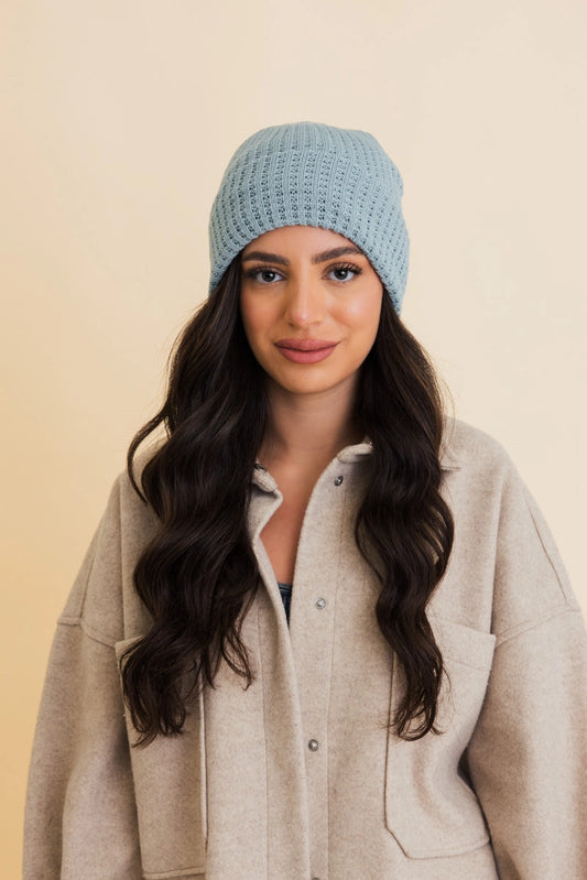 Sea Blue Beanie