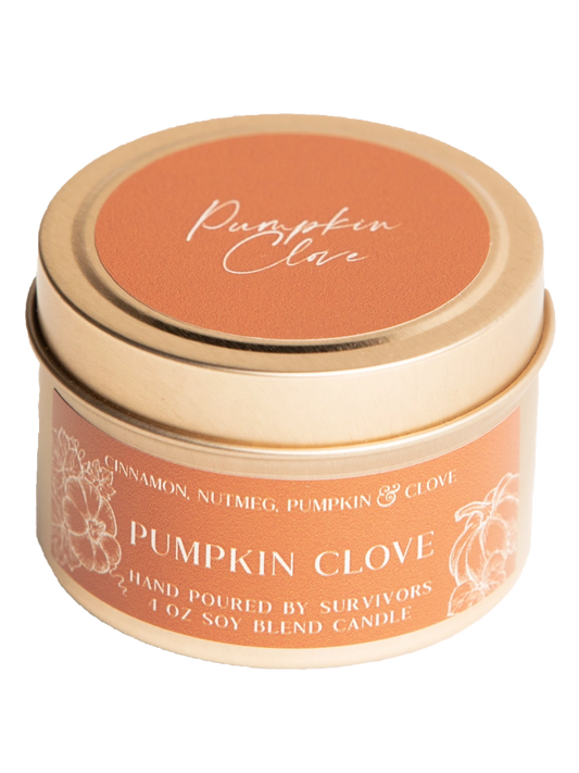 Pumpkin Clove Tin Candle