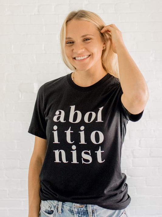 ABOLITIONIST - Black Short Sleeve T-Shirt