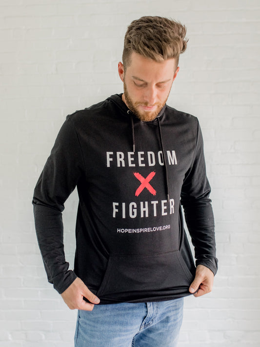 Freedom Fighter - Black Hoodie - Unisex