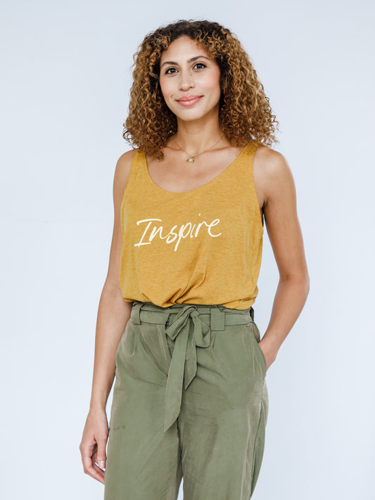 Inspire Tank - Mustard